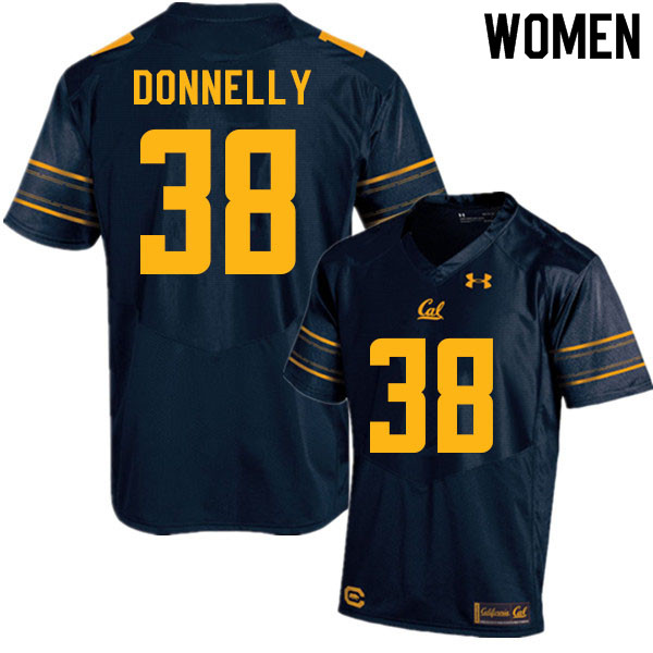 Women #38 Ronan Donnelly Cal Bears College Football Jerseys Sale-Navy